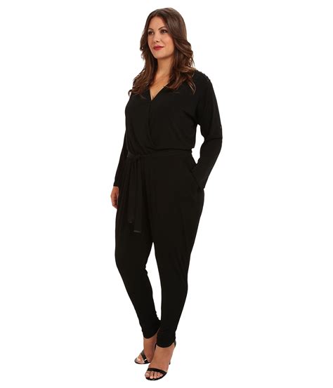 michael kors jumpsuit plus size|michael kors sleeveless black jumpsuit.